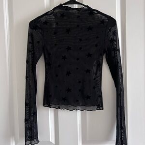 Mesh Star Long Sleeve